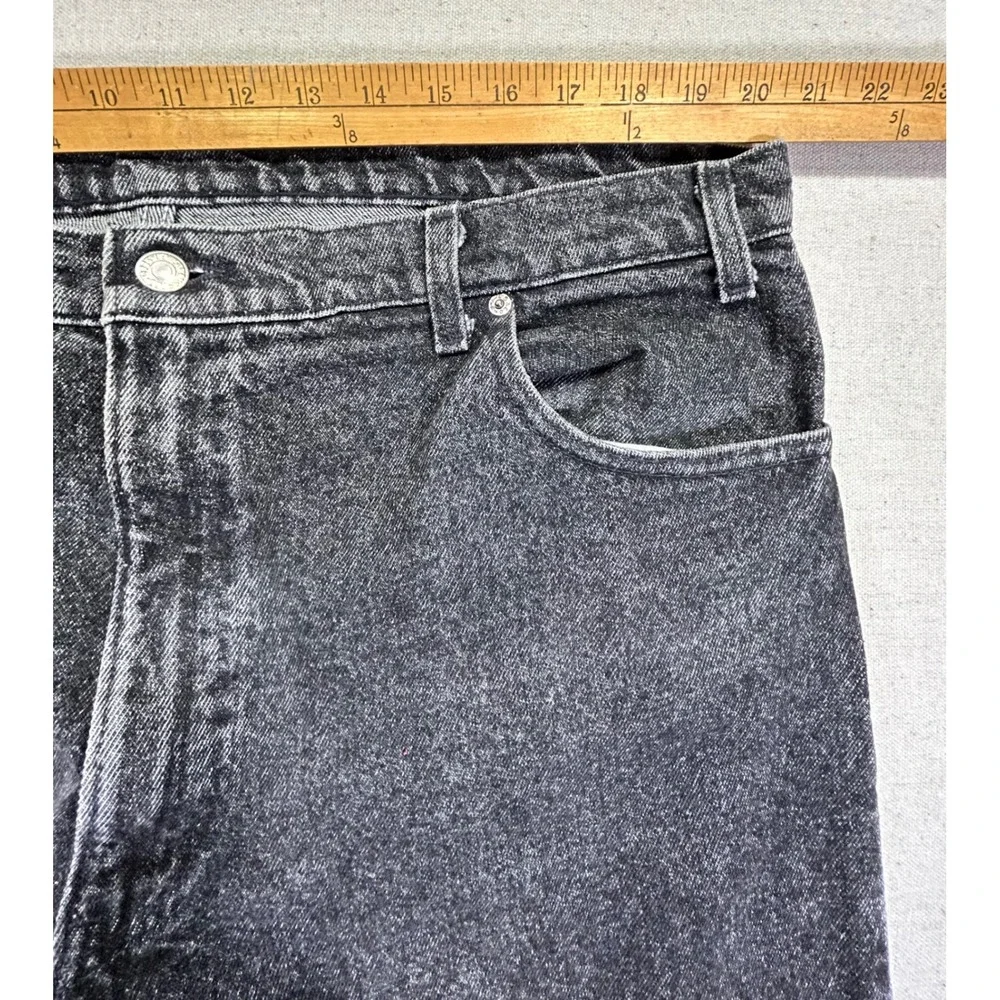 Vintage Levi's 540 Men's 42 Jeans‎ Black Denim Baggy Y2K Faded USA Relaxed